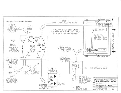 Adjustable Bed Wiring Diagram