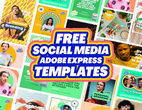 Adobe Express Social Media Templates