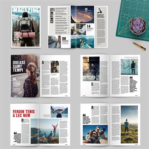 Adobe Indesign Magazine Templates