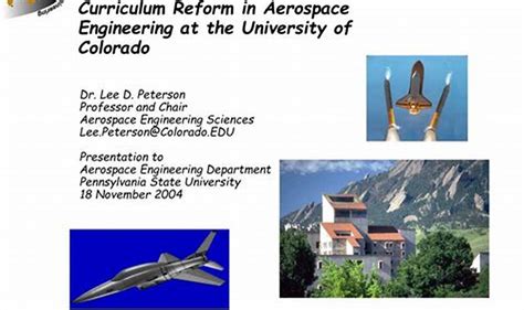 Aerospace Pre Engineering Cu Boulder Curriculum Catalog