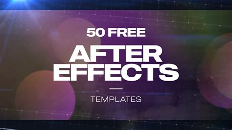 After Effects Templates Free