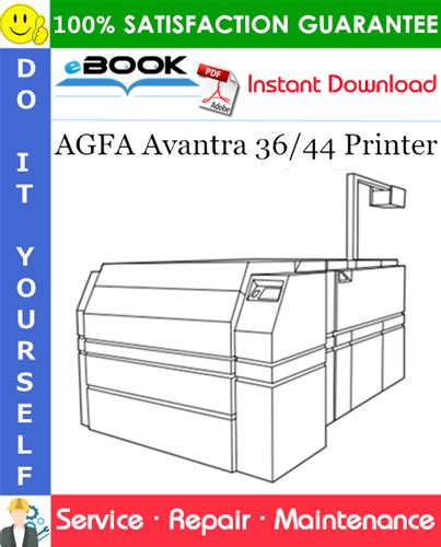 Agfa Avantra 36 44 Service Repair Manual