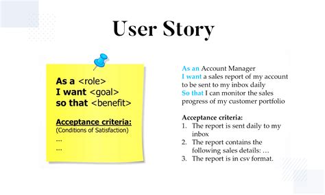Agile Methodology User Stories Template