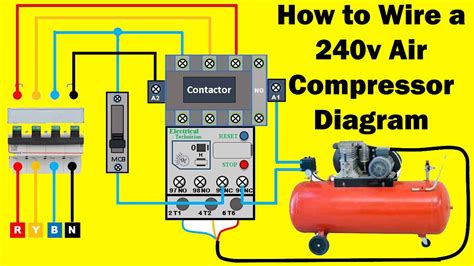 Air Compressor 240 Volt Wiring Diagram