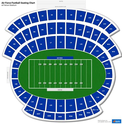 Air Force Stadium Seating Chart