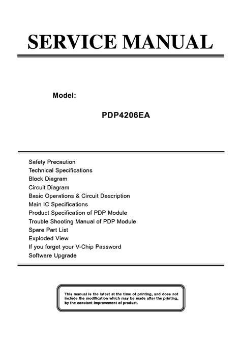 Akai Pdp4206ea Tv Service Manual Download