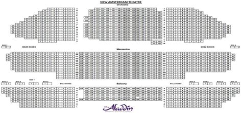 Aladdin Broadway Seating Chart