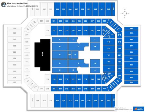Alamodome Seating Chart Concert