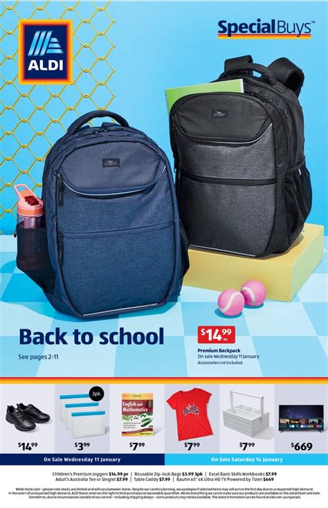 Aldi Back To School Catalogue