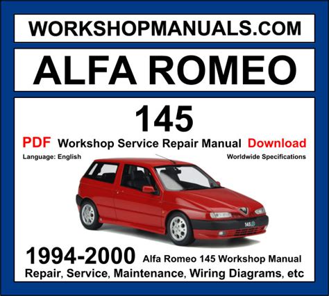 Alfa Romeo 145 146 Service Repair Manual