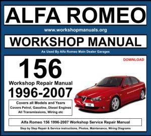 Alfa Romeo 156 Repair Service Manual Instant