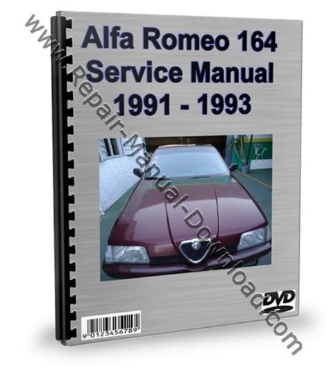 Alfa Romeo 164 Car Service Repair Manual 1991 1992 1993