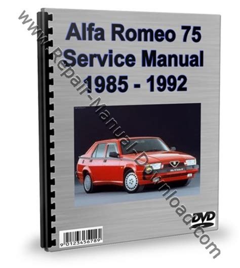 Alfa Romeo 75 Service Repair Manual Workshop Download