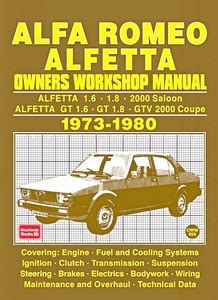 Alfa Romeo Alfetta 1980 Repair Service Manual