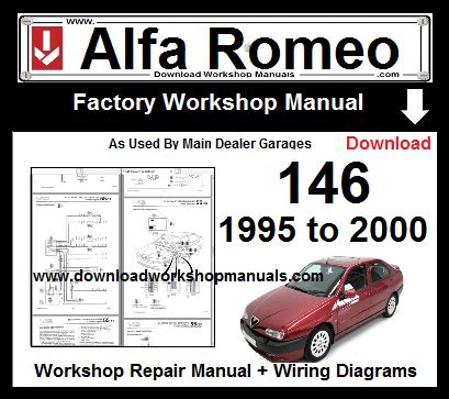 Alfa Romeo145 And Alfa Romeo 146 Workshop Service Manual