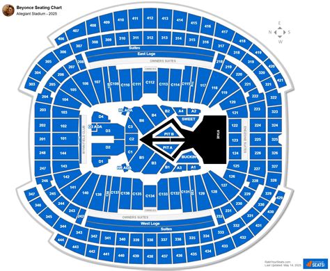 Allegiant Stadium Seating Chart Beyonce