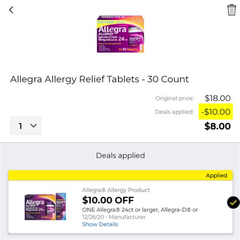Allegra Printable Coupon 5
