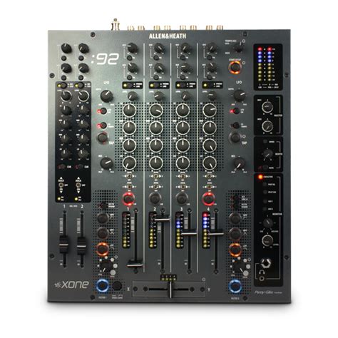 Allen Heath Xone 92 Mixer Original Service Manual