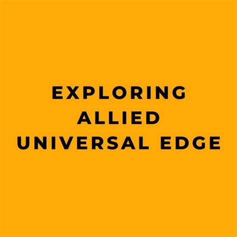 Allied Universal Edge Exceed Lms Com Student Catalog