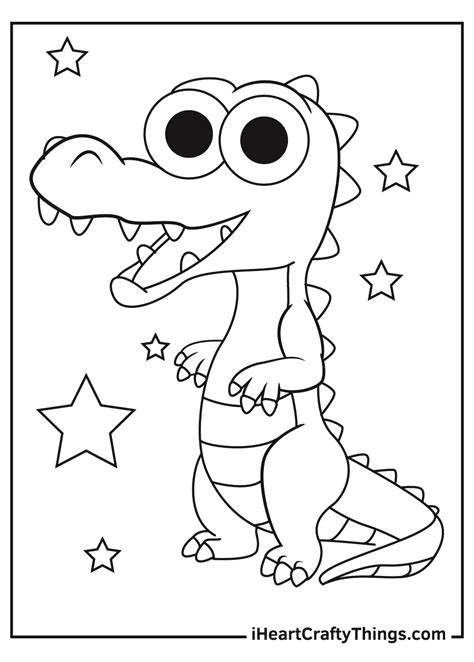 Alligator Coloring Pages For Preschool