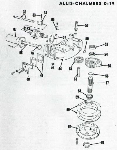 Allis Chalmers D19 D 19 Diesel Tractor Service Repair Manual Download