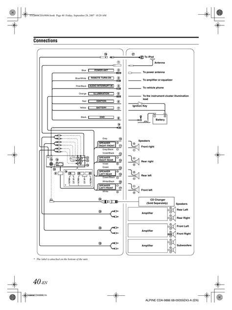 Alpine Cda 9883 Wiring Diagram Manual