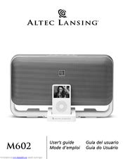 Altec Lansing M602 User Manual