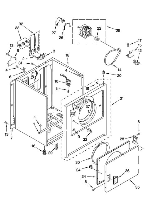 Amana Ned5100tq1 Wiring Diagram Model