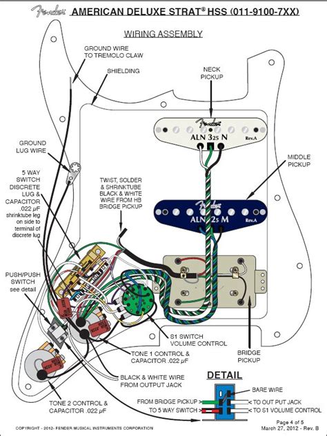 American Deluxe Telecaster Wiring Diagrams