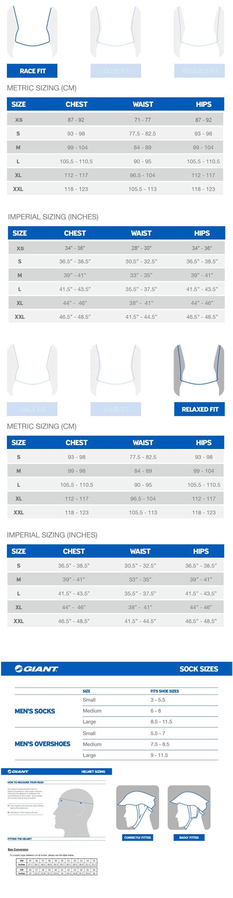 American Giant Size Chart
