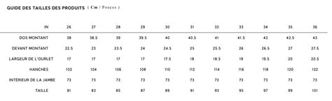 Ami Paris Size Chart