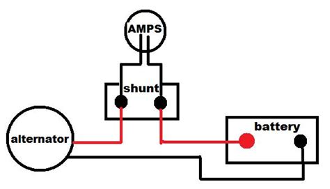 Ammeter Shunt Wiring Diagram For A