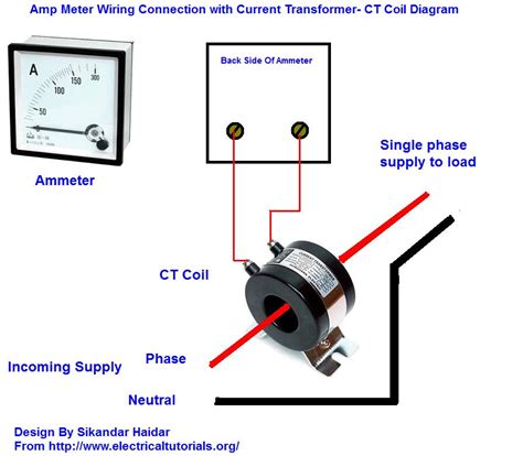 Amp Meter Current Transformer Wiring Diagram