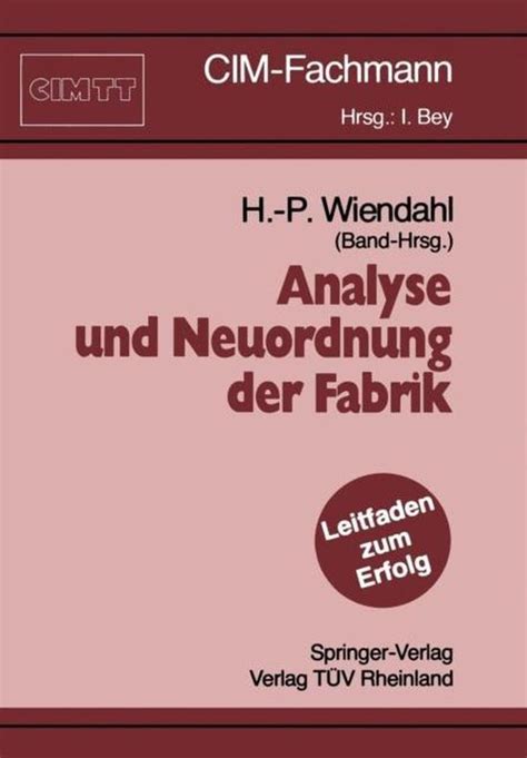 Analyse Und Neuordnung Der Fabrik Wiendahl Hans Peter Epubpdf - 