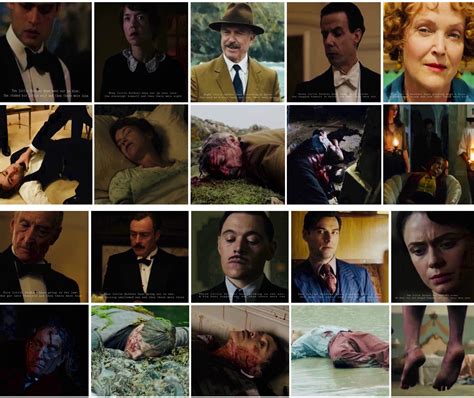 And Then There Were None Character Chart