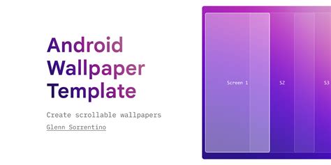 Android Wallpaper Template