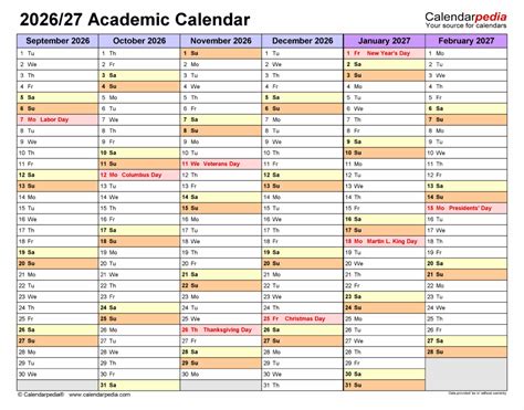 Anglo American University Academic Calendar