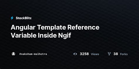 Angular 2 Template Reference Variable In Ngif