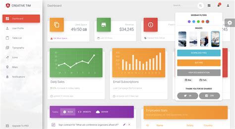 Angular Material Templates