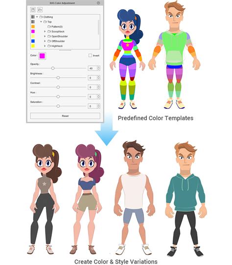 Animated Characters Templates