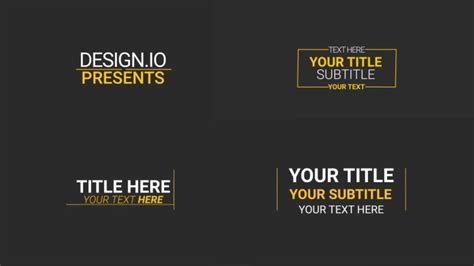 Animations-and-effects Templates
