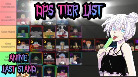 Anime Last Stand Dps Chart