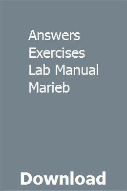 Answer Key Lab Manual Marieb Exercise 9