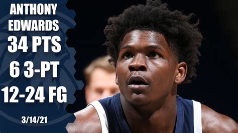 Anthony Edwards Career Points