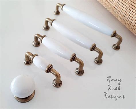 Antique White Drawer Pulls