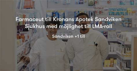 Apotek Sandviken Sjukhus: Rädda liv, främja hälsa