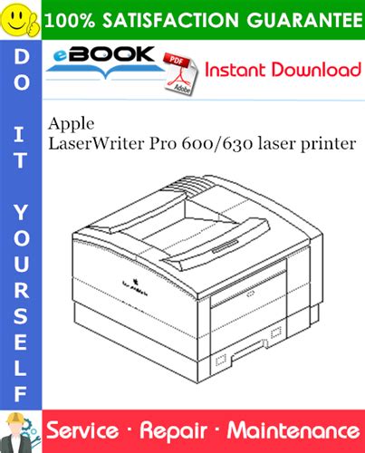 Apple Laserwriter Pro 600 630 Laser Printer Service Repair Manual