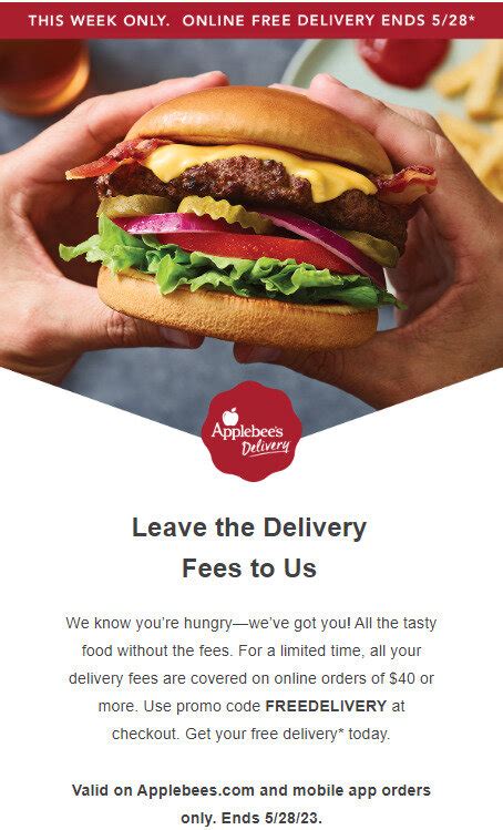 Applebee's $5 Off $25 Printable