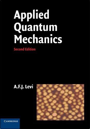 Applied Quantum Mechanics Levi Solution Manual
