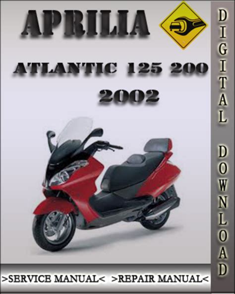 Aprilia Atlantic 125 2002 Factory Service Repair Manual